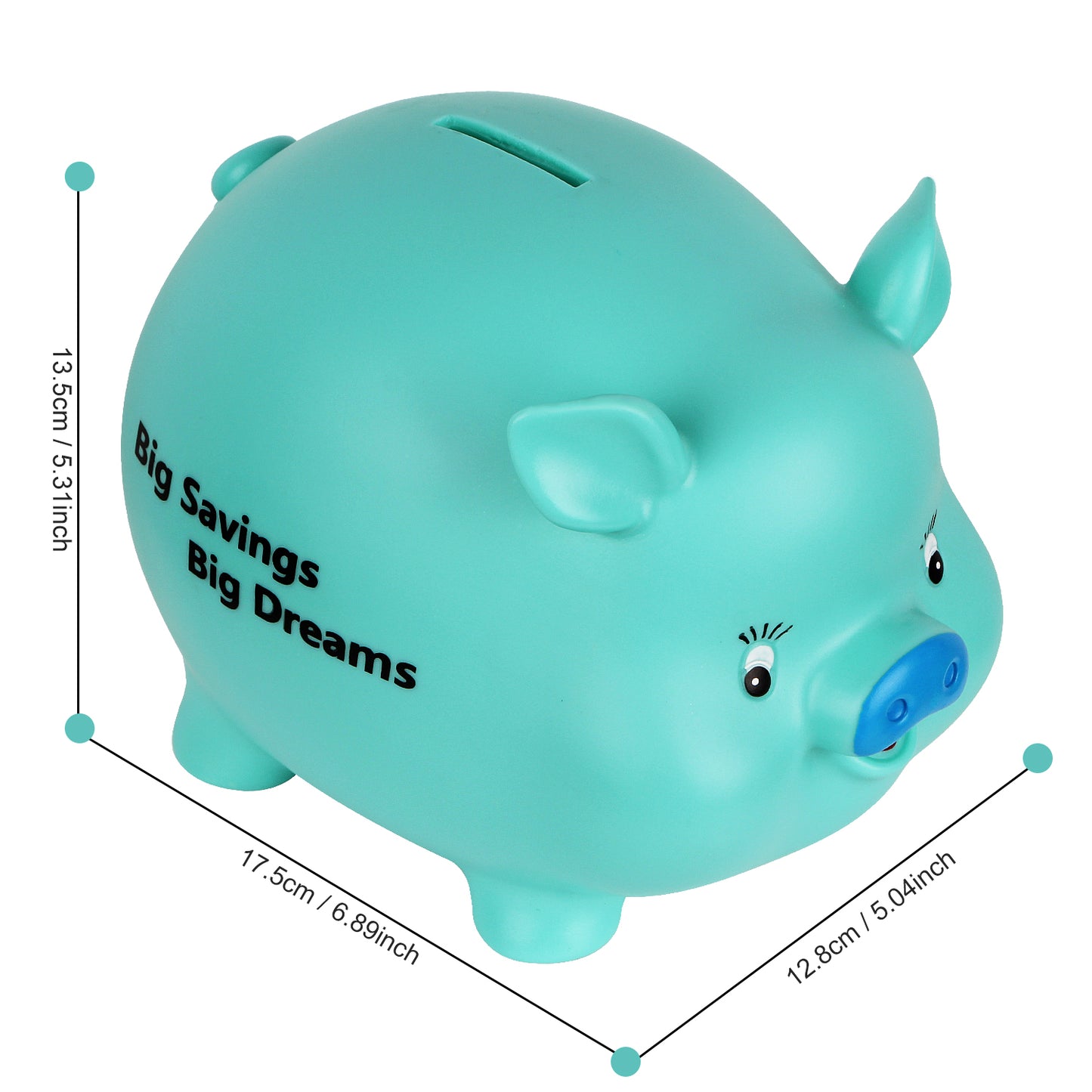 Lefree Lovely Piggy Bank (Green)