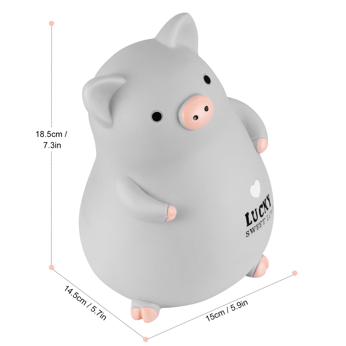Lefree Piggy Bank (Grey)