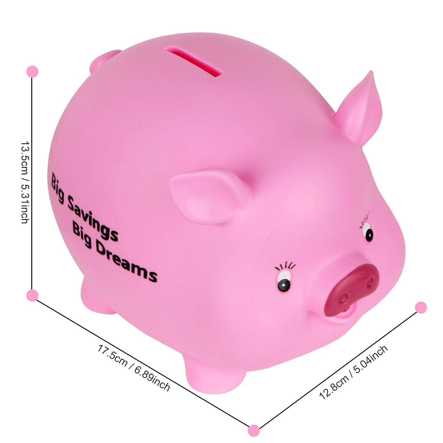 Lefree Lovely Piggy Bank (Pink)