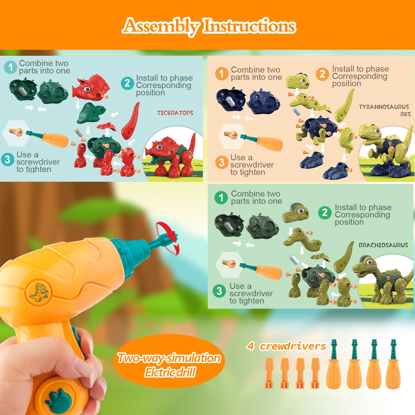 Lefree Dinosaur Toys