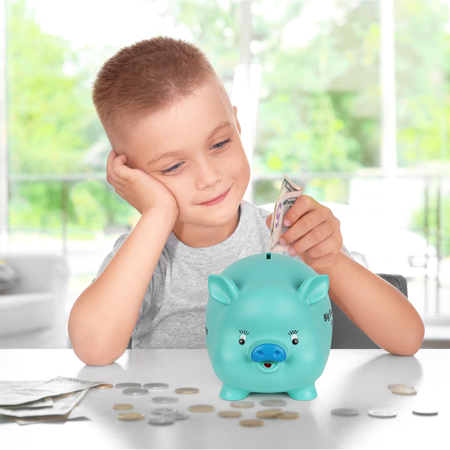 Lefree Lovely Piggy Bank (Green)