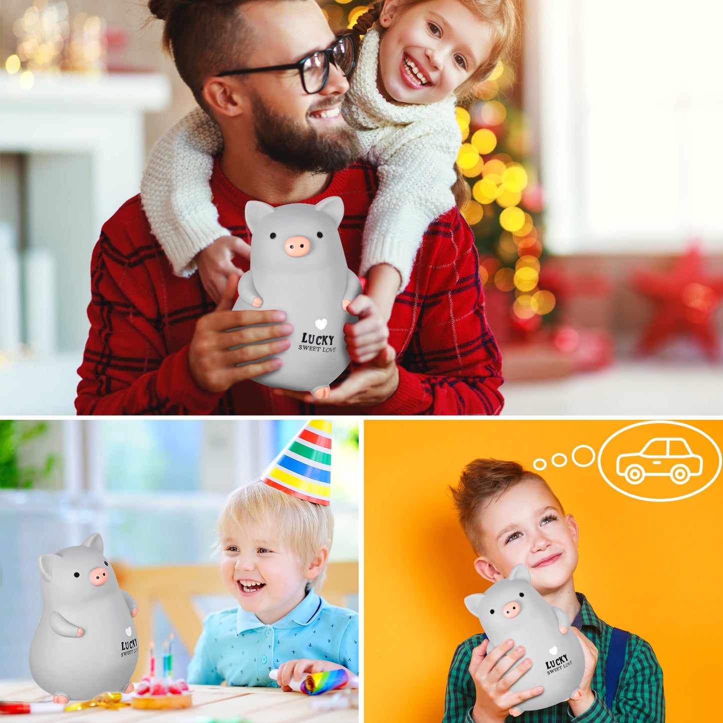 Lefree Piggy Bank (Grey)