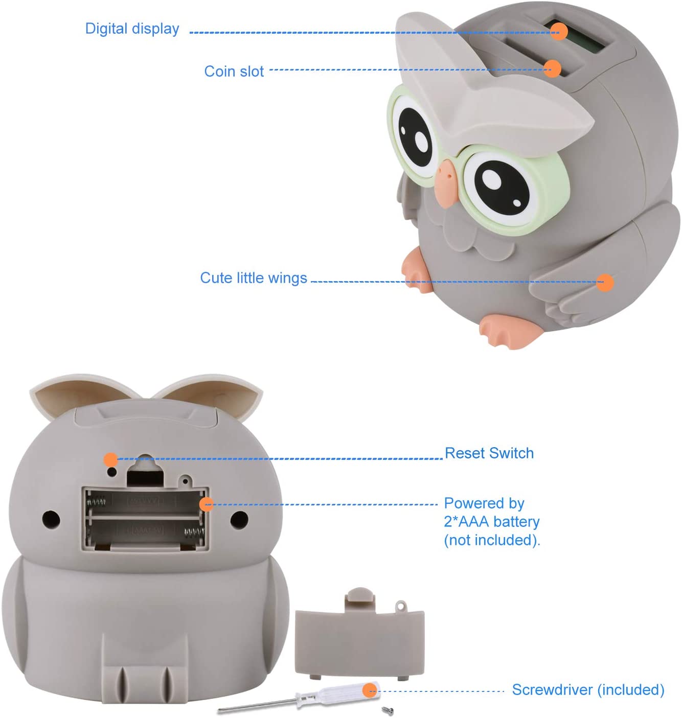 Owl Digital Coin Bank