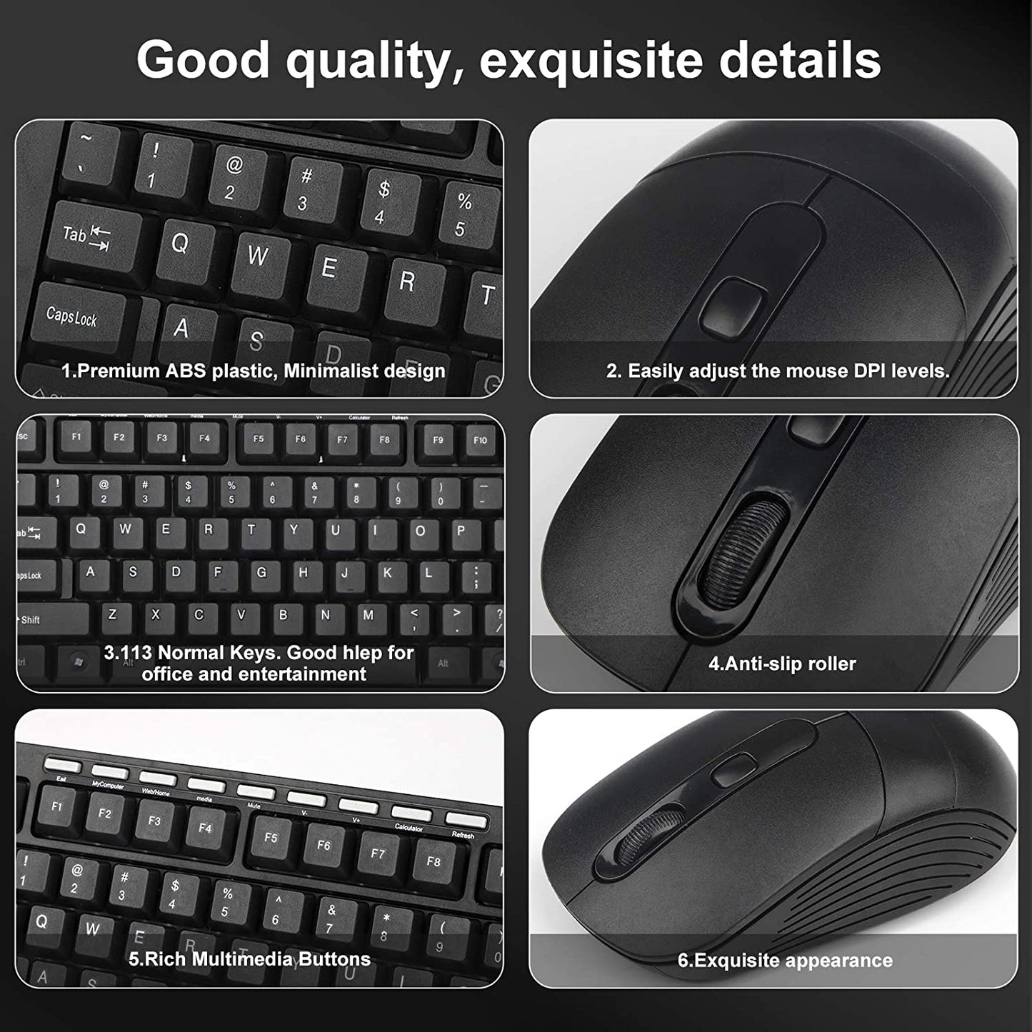 Larmtek Wireless keyboard and mouse