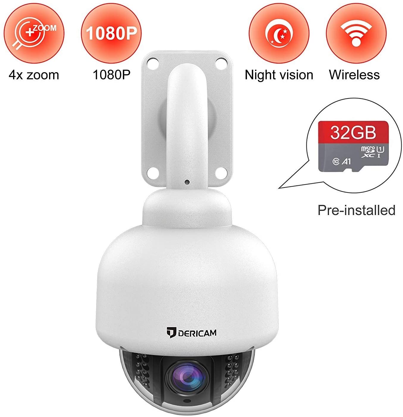 Dericam Outdoor Security Camera