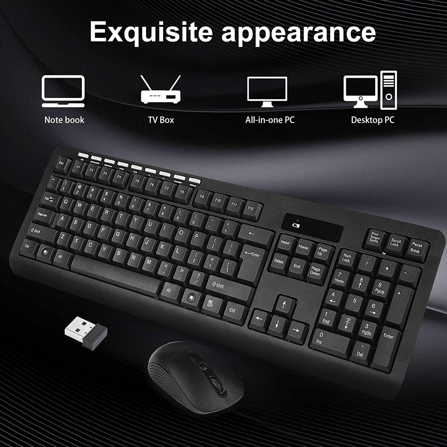 Larmtek Wireless keyboard and mouse