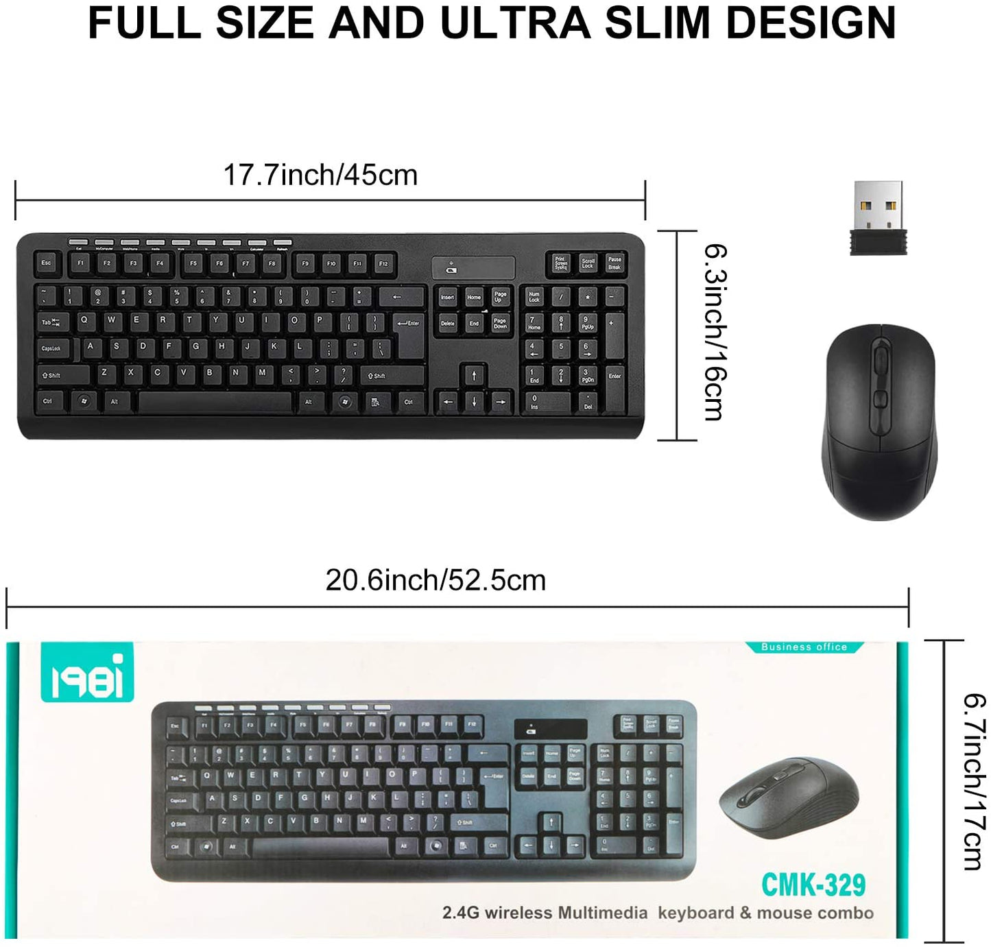 Larmtek Wireless keyboard and mouse