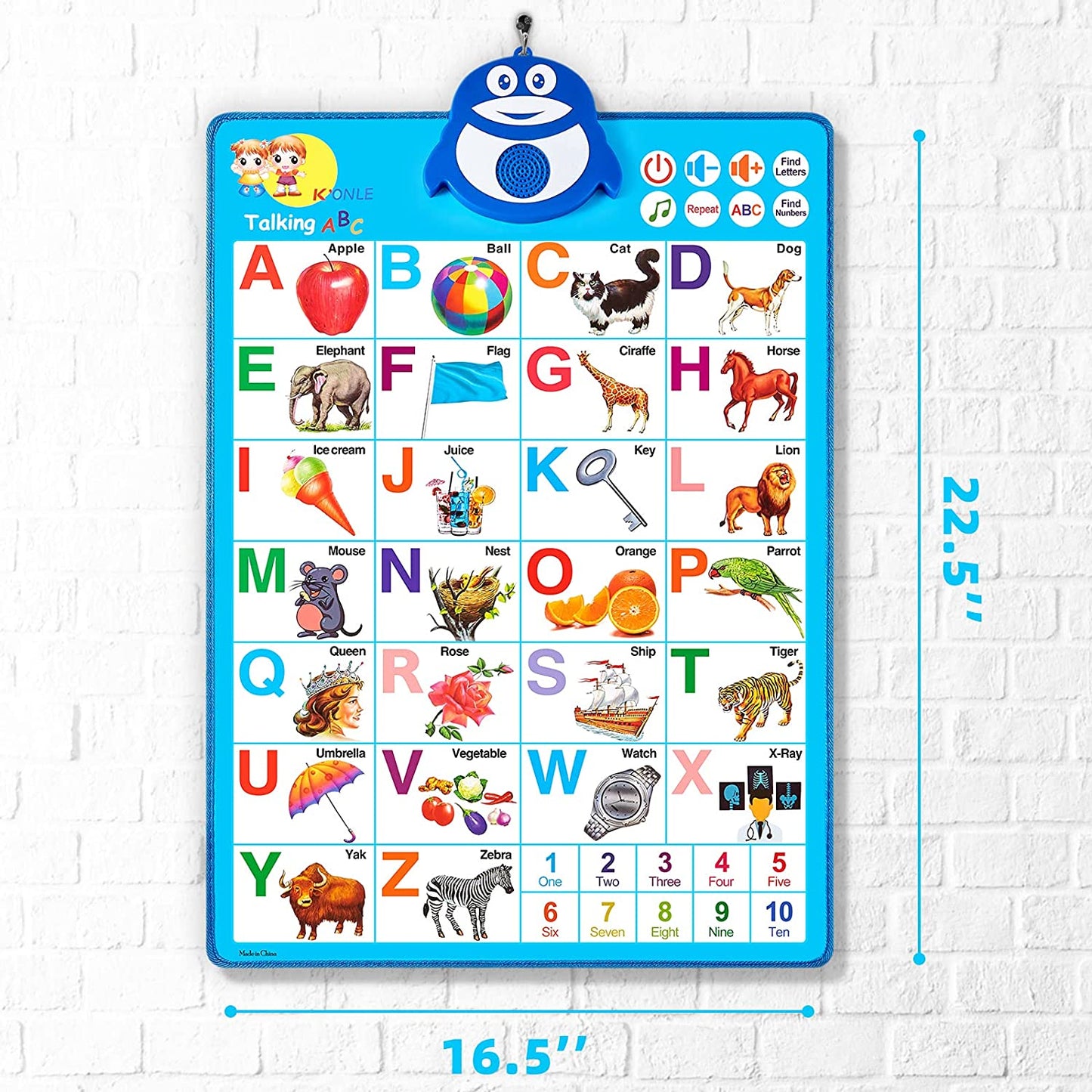 Lefree Alphabet Wall Chart