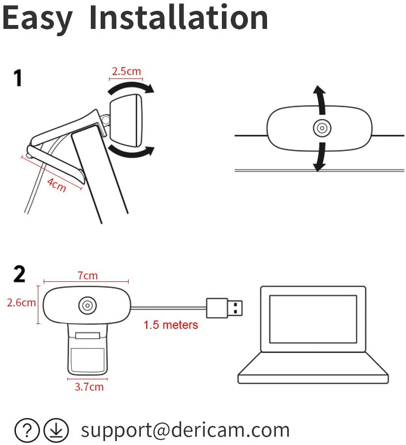 Larmtek 1080p Webcam W2 pro